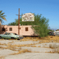 The San Souci Sign Desert Shores