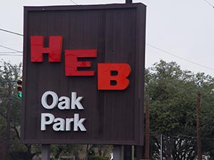HEB market sign San Antonio, Texas
