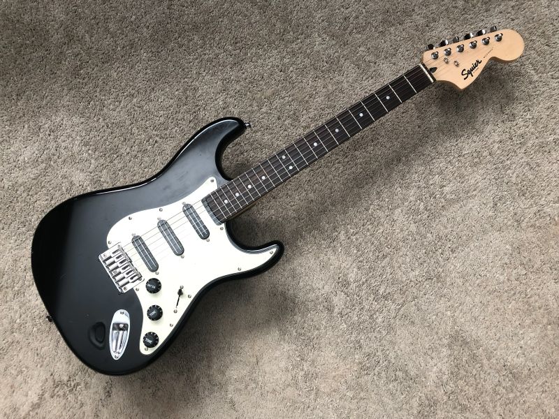 The Must-a-Caster. A hardtail Squire strat with a short scale Mustang neck.