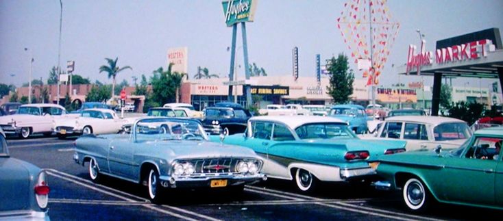 1960s Suburban Street Scene