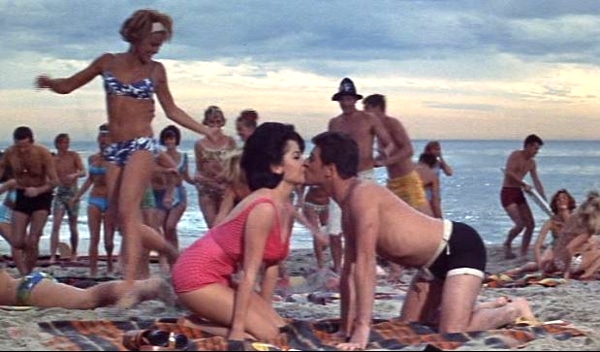 The obligatory reconciliation scene from Beach Blanket Bingo 1965.