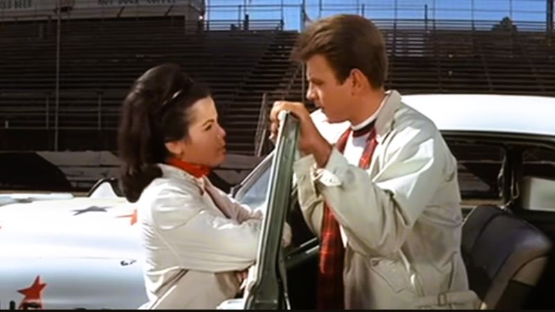 Annette takes on Fabian in Thunder Alley, 1967