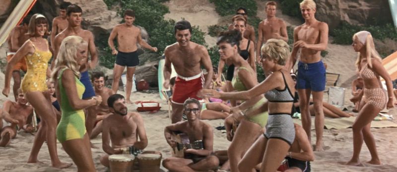 Sand dancing in For Those Who Think Young