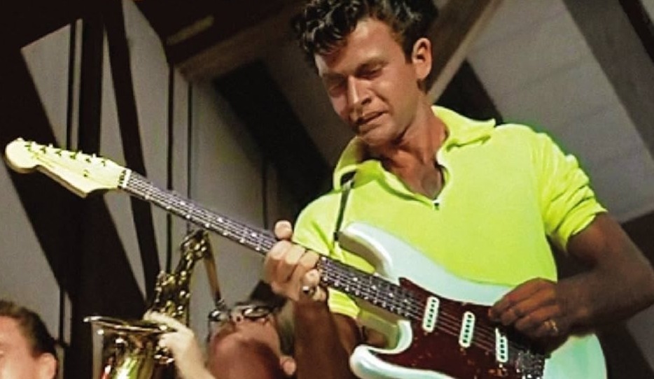 Dick Dale and his Deltones act as house bans for Beach Party