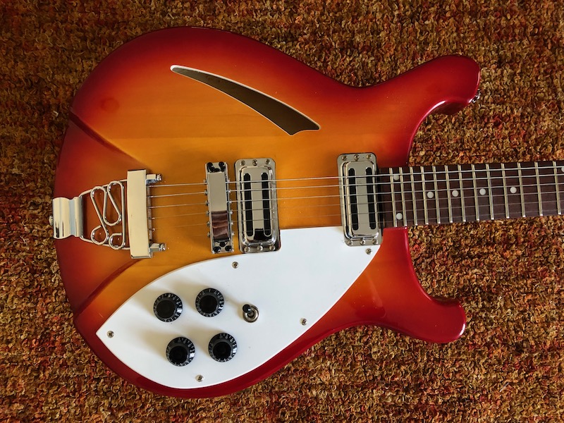IYV IRK-300 Rick copy with a basswood body and two toaster style humbukers