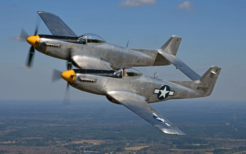 North American's F-82 Twin Mustang was the last American piston-engine fighter