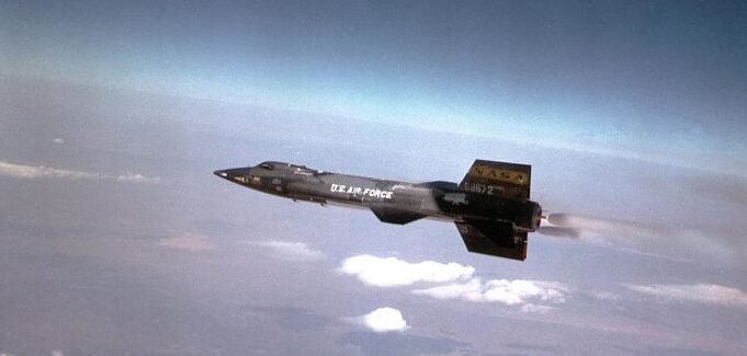 The X-15 Rocket Plane. In the 60s, every kid I knew had a model of this thing.